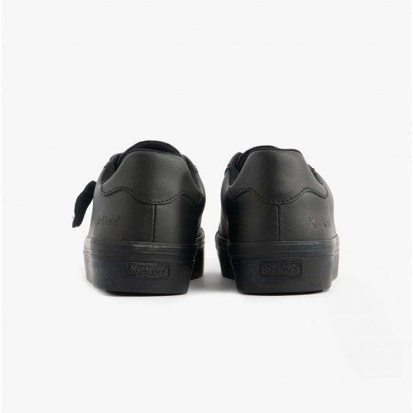 Kickers 116737 TOVNI LACER VEGAN Unisex School Shoes Black