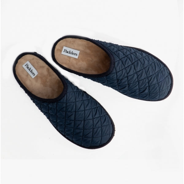 Padders APOLLO Mens (G Fit) Mule Slippers Navy