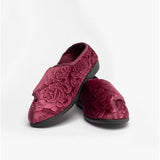 Jo & Joe DOREEN Womens Touch Fasten Slippers Heather
