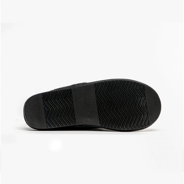 Jo & Joe SHIMMER Womens Mule Slippers Black