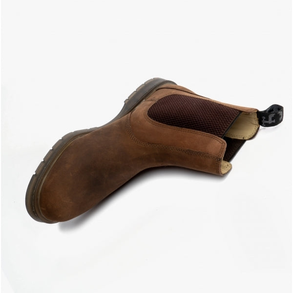 Grafters BELGRAVIA Unisex Chelsea Boots Waxy Brown