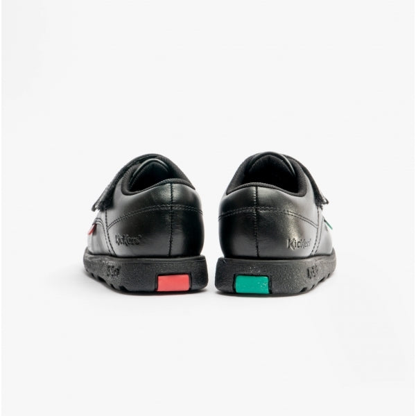 Kickers 114832 FRAGMA LO Boys School Shoes Black