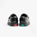 Kickers 114832 FRAGMA LO Boys School Shoes Black