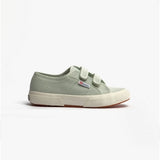 Superga 2754 JSTRAP CLASSIC Kids Canvas Trainers Green