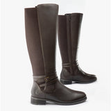 Hush Puppies VANESSA Womens Leather Boots Brown