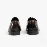 Hush Puppies STERLING Mens Leather Shoes Brown
