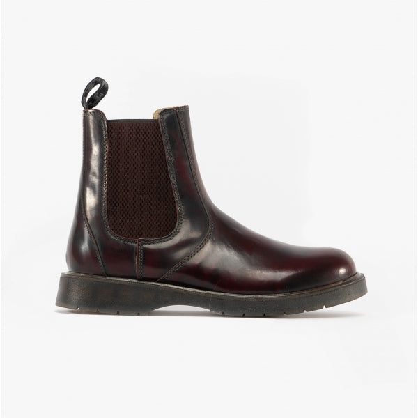 Grafters BELGRAVIA Unisex Chelsea Boots Oxblood