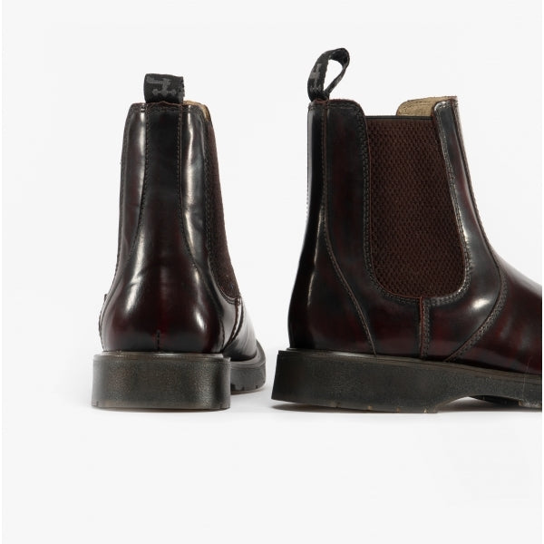 Grafters BELGRAVIA Unisex Chelsea Boots Oxblood