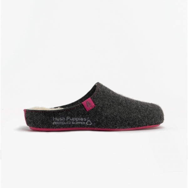 Hush Puppies THE GOOD SLIPPER Womens Slippers Charcoal