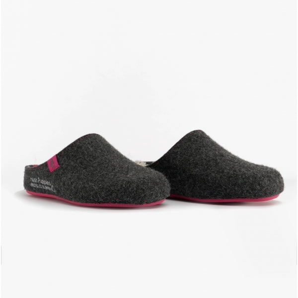 Hush Puppies THE GOOD SLIPPER Womens Slippers Charcoal