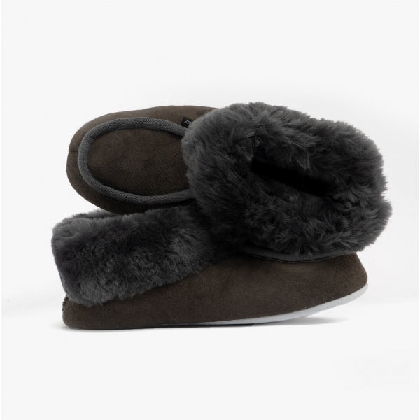 Shepherd MOA Womens Sheepskin Slipper Boots Asphalt