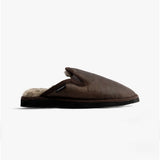 Shepherd ADAM Mens Sheepskin Mules Stone Oild Antique