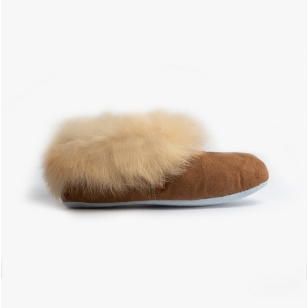 Shepherd ANNELIE Womens Sheepskin Full Slippers Chestnut