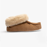 Shepherd MOA Womens Sheepskin Slipper Boots Chestnut