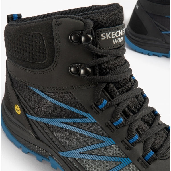 Skechers Work 200047EC PUXAL - FIRMLE Mens Safety Boots Black Blue