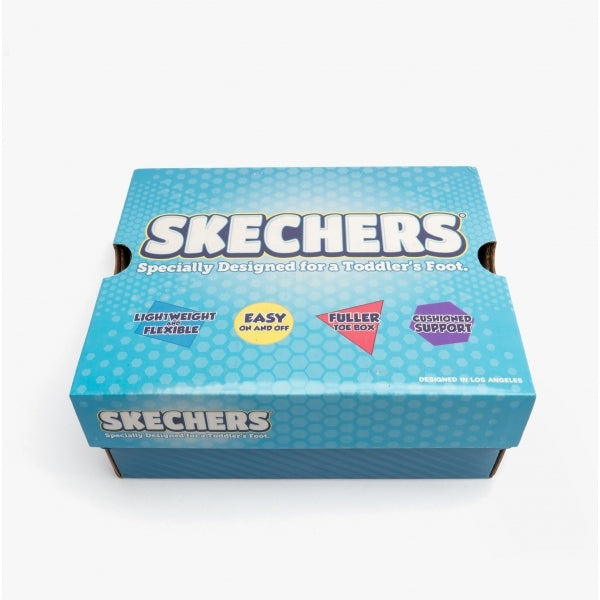 Skechers 302820N/HPLV MIGHTY TOES - SOLE STEPPERS Girls Trainers Hot Pink/Lavender