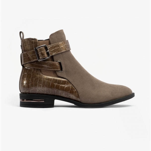 Lotus LAUREL Womens Boots Taupe/Croc