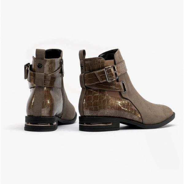 Lotus LAUREL Womens Boots Taupe/Croc