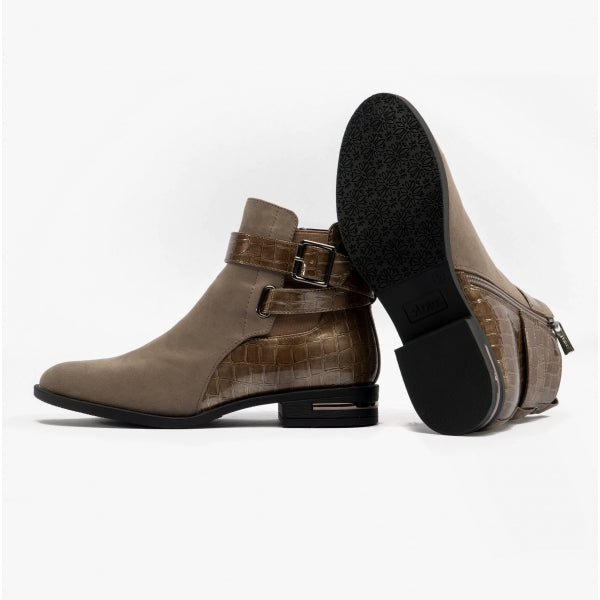 Lotus LAUREL Womens Boots Taupe/Croc