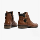 Rieker Z4959-22 Womens Leather Boots Chestnut