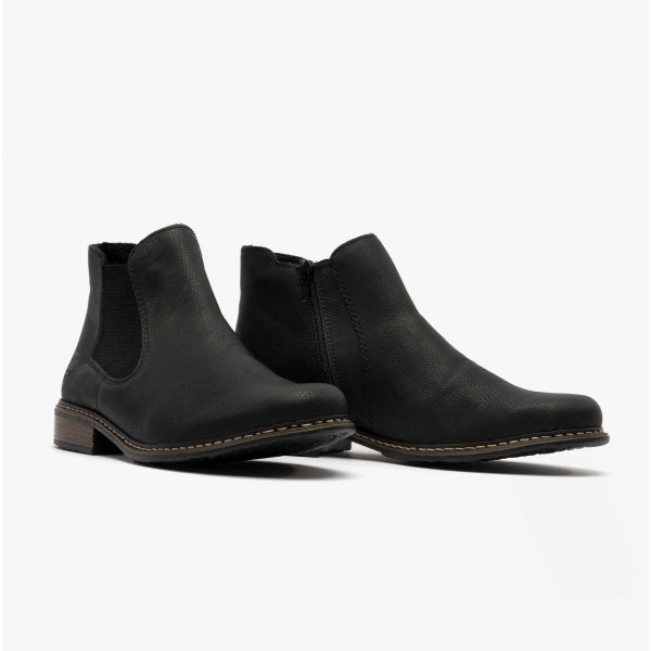 Rieker Z4994-00 Womens Chelsea Boots Black
