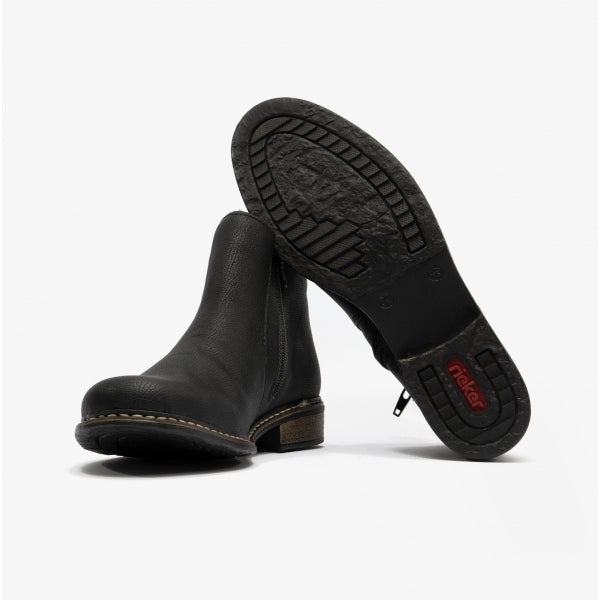 Rieker Z4994-00 Womens Chelsea Boots Black