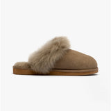 Shepherd EVELINA Womens Sheepskin Mules Stone