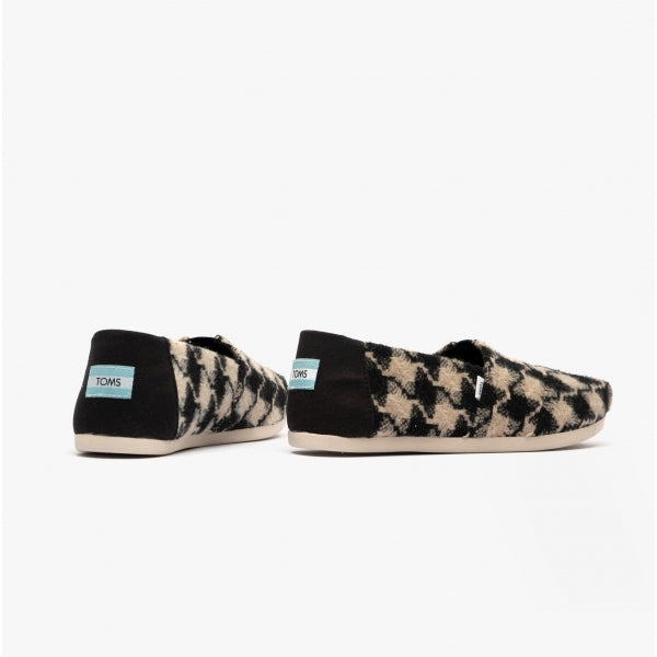 TOMS ALPARGATA Womens Espadrille Black/White