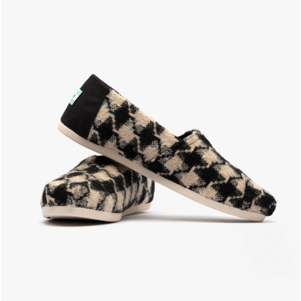 TOMS ALPARGATA Womens Espadrille Black/White