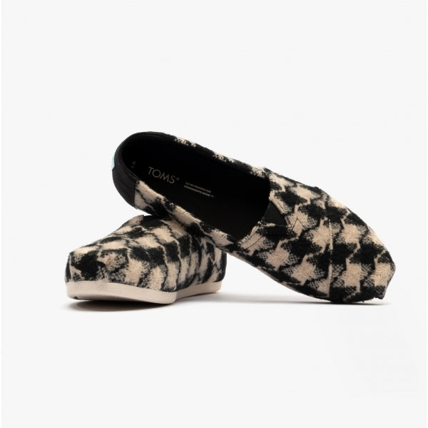 TOMS ALPARGATA Womens Espadrille Black/White