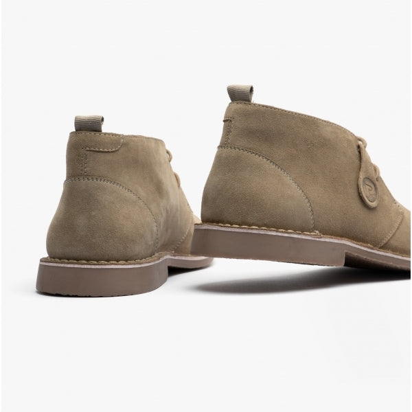 Popps VESPA Unisex Desert Boots Sand