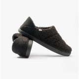 TOMS EZRA SHEARLING Womens Slippers Black