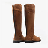 Chatham GATCOMBE Womens Leather Knee Length Waterproof Boots Walnut