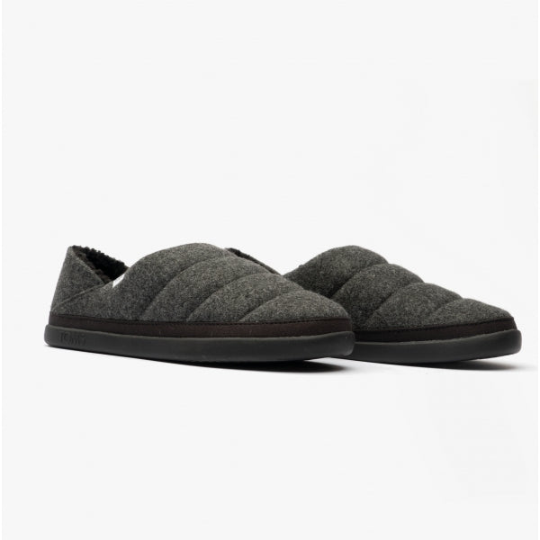 TOMS EZRA Womens Slippers Black/Grey