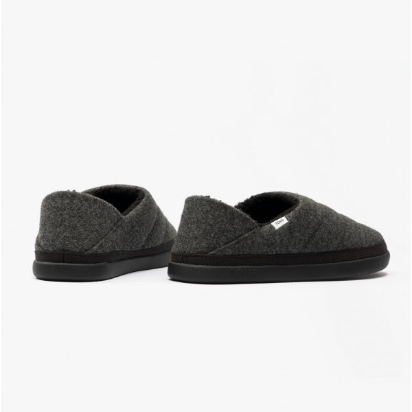 TOMS EZRA Womens Slippers Black/Grey
