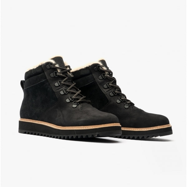 TOMS MOJAVE Womens Suede Waterproof Boots Black