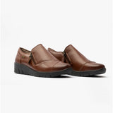 Jana 24660-29-305 Womens Leather Shoes Brown