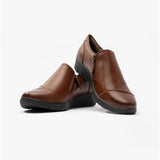 Jana 24660-29-305 Womens Leather Shoes Brown