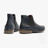 Rieker Z4994-14 Womens Chelsea Boots Blue