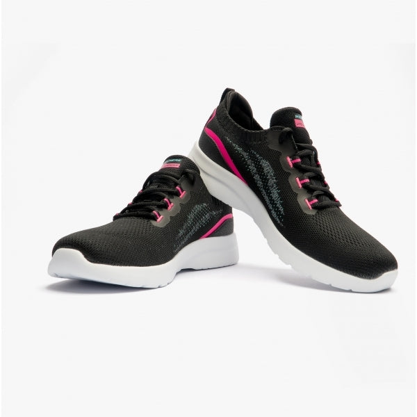 Skechers 149546/BKPK DYNAMIGHT 2.0-DAYTIME STRIDE Womens Trainers Black