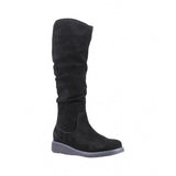 Hush Puppies LUCINDA Womens Suede Boots Black