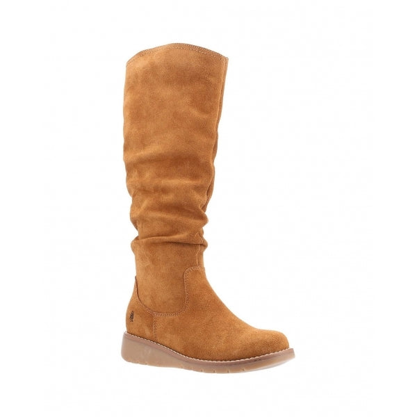Hush Puppies LUCINDA Womens Suede Boots Tan