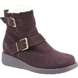 Hush Puppies LEXIE Womens Suede Boots Brown