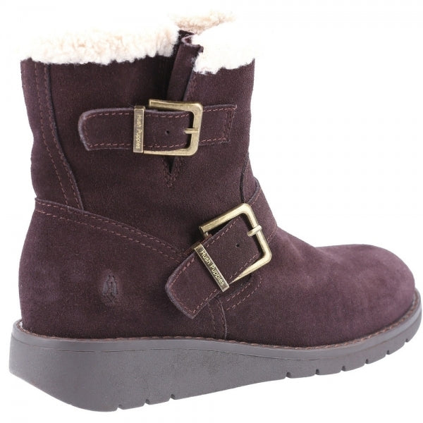 Hush Puppies LEXIE Womens Suede Boots Brown