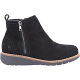 Hush Puppies LIBBY Womens Suede Boots Black