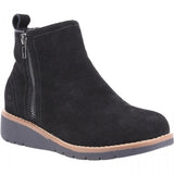Hush Puppies LIBBY Womens Suede Boots Black