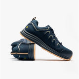 Skechers Work 200127EC MALAD II Mens Safety Trainers Navy/Tan