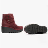 Fly London BROM FLY Womens Suede Boots Wine