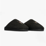 Polo Ralph Lauren KAYLEIGH SCUFF II BEAR Womens Mule Slippers Black