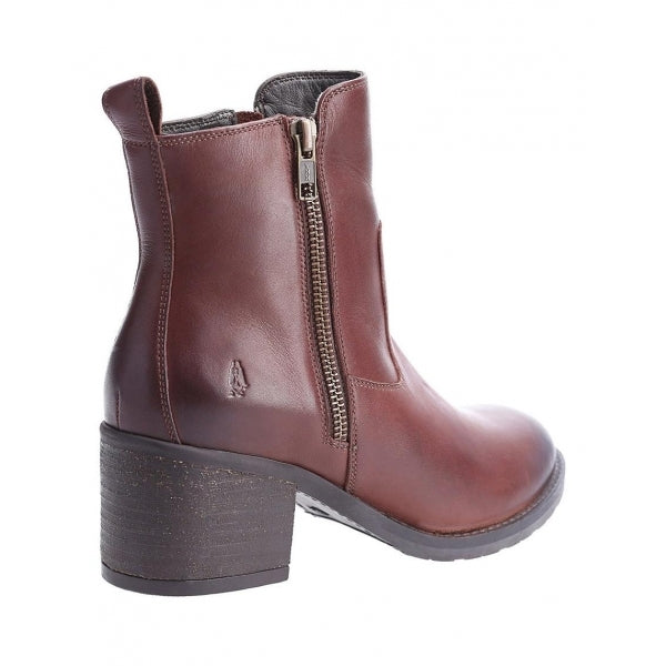 Hush Puppies HELENA Womens Leather Boots Brown